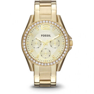 FOSSIL dámské hodinky Riley Gold FOES3203