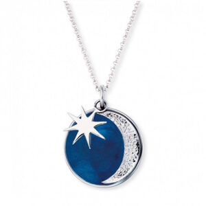 ENGELSRUFER náhrdelník měsíc a hvězda ERN-MOON-PB