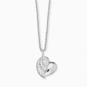 ENGELSRUFER dětský náhrdelník Srdce s andělským křídlem HEN-HEARTWING