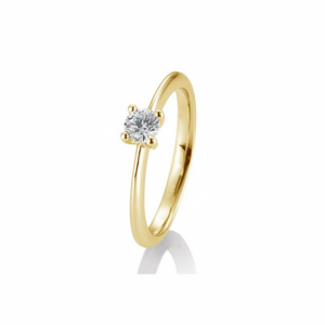 SOFIA DIAMONDS prsten ze žlutého zlata s diamantem 0,30 ct BE41/05637-Y