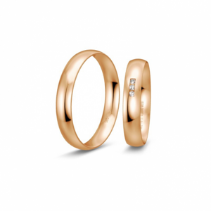 BREUNING zlaté snubní prsteny BR48/04407RG+BR48/14407RG