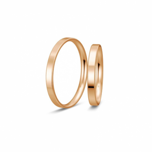 BREUNING zlaté snubní prsteny BR48/04400RG+BR48/14400RG