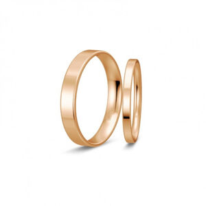 BREUNING zlaté snubní prsteny BR48/50101RG+BR48/50102RG