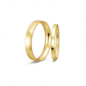 BREUNING zlaté snubní prsteny BR48/50103YG+BR48/50104YG