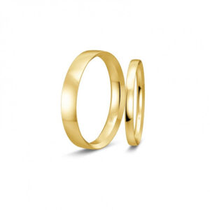 BREUNING zlaté snubní prsteny BR48/50109YG+BR48/50110YG