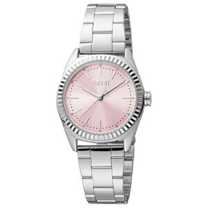 ESPRIT dámské hodinky Charlie Silver Pink ES1L291M0085