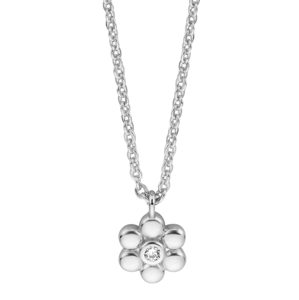 ESPRIT stříbrný náhrdelník s květinou ESNL01741142