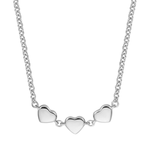 ESPRIT stříbrný náhrdelník se srdíčky ESNL01331142