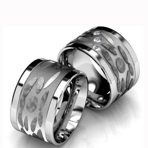 ALTAR ocelové snubní prsteny ALOC1077