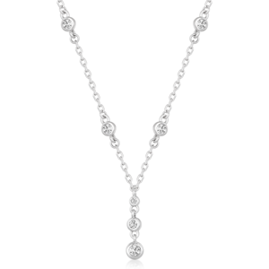SOFIA stříbrný náhrdelník se zirkony IS028CT442RHWH