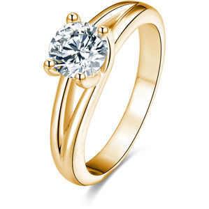 Beneto Stříbrný prsten s krystaly AGG199 60 mm