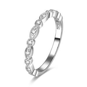 Beneto Stříbrný prsten se zirkony AGG167 52 mm