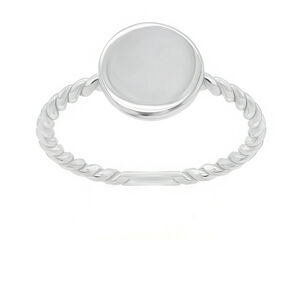 Brilio Silver Minimalistický stříbrný prsten GR106W 54 mm