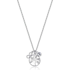 Brosway Ocelový náhrdelník Strom života s krystaly BHKL01 (řetízek, přívěsky)