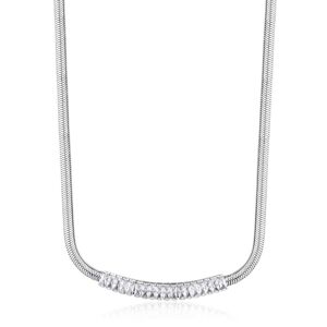 Brosway Půvabný náhrdelník s čirými zirkony Desideri BEIN016