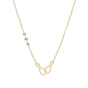 Brosway Stylový pozlacený náhrdelník Nekonečno Ribbon BBN10