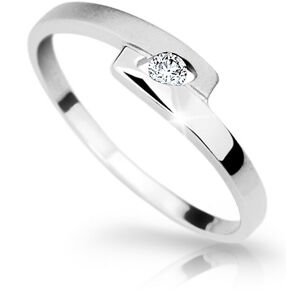 Cutie Diamonds Elegantní prsten z bílého zlata s briliantem DZ6725-1284-00-X-2 59 mm