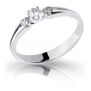 Cutie Diamonds Elegantní zásnubní prsten z bílého zlata s diamanty DZ6866-2105-00-X-2 56 mm