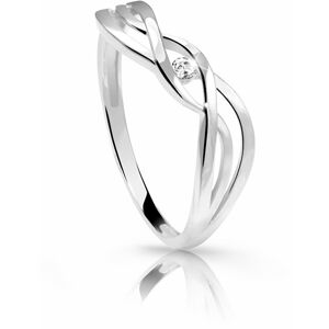 Cutie Diamonds Jemný prsten z bílého zlata s briliantem DZ6712-1843-00-X-2 48 mm