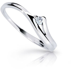 Cutie Diamonds Půvabný prsten z bílého zlata s briliantem DZ6818-1718-00-X-2 52 mm