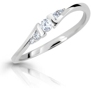 Cutie Diamonds Půvabný prsten z bílého zlata s brilianty DZ6720-3054-00-X-2 53 mm