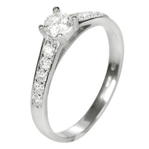 Brilio Dámský prsten s krystaly 229 001 00668 07 54 mm