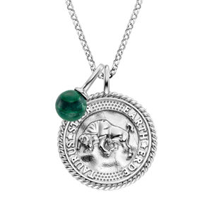 Engelsrufer Stříbrný náhrdelník Býk ERN-TAURUS-MLZI (řetízek, 2x přívěsek)