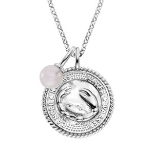 Engelsrufer Stříbrný náhrdelník Rak ERN-CANCER-RQZI (řetízek, 2x přívěsek)