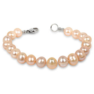 JwL Luxury Pearls Náramek z pravých lososových perel JL0142