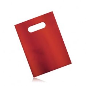 Matná dárková taška z celofánu, tmavě červená barva GY58