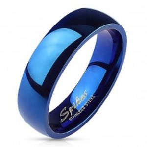 Modrý prsten s vysokým leskem H18.4