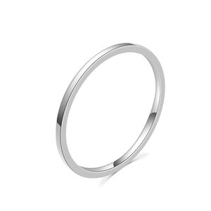 MOISS Minimalistický stříbrný prsten R0002020 57 mm