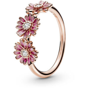 Pandora Bronzový prsten Růžové sedmikrásky 188792C01 58 mm