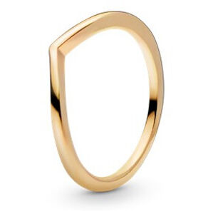 Pandora Minimalistický pozlacený prsten Shine 168742C00 60 mm