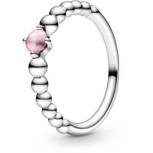Pandora Stříbrný prsten pro ženy narozené v říjnu 198867C09 50 mm