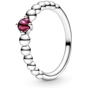 Pandora Stříbrný prsten pro ženy narozené v červenci 198867C02 56 mm