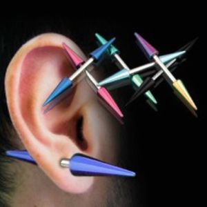 Piercing do ucha titanové špičky N34.29