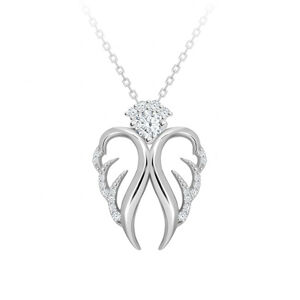 Preciosa Něžný stříbrný náhrdelník Angelic Hope 5293 00 40 cm