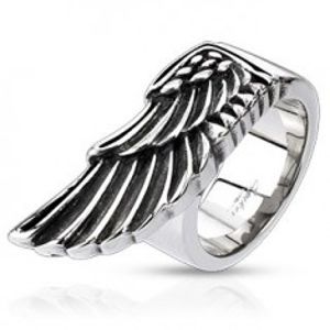 Prsten z oceli - veliké křídlo orla K14.17