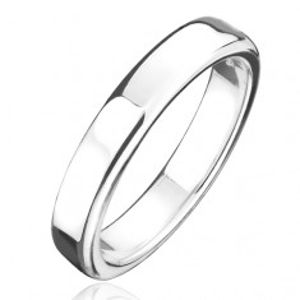 Prsten ze stříbra 925 - hrubší kroužek s lesklým povrchem H18.12