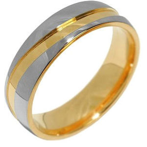 Silvego Snubní ocelový prsten pro muže a ženy MARIAGE RRC2050-M 62 mm