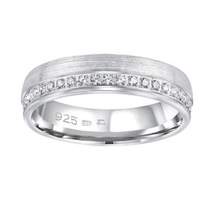 Silvego Snubní stříbrný prsten Paradise pro ženy QRGN23W 60 mm