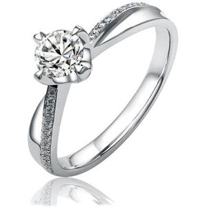 Silvego Stříbrný zásnubní prsten SHZR302 53 mm