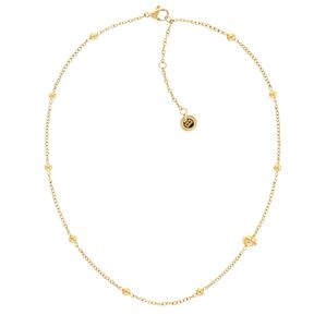 Tommy Hilfiger Slušivý pozlacený náhrdelník pro ženy 2780817