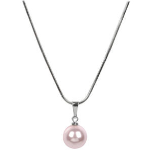 Levien Půvabný náhrdelník s perličkou Pearl Rosaline