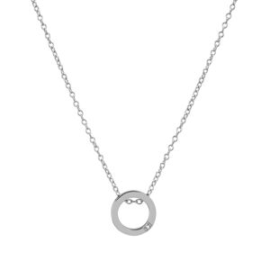 Troli Ocelový náhrdelník s kruhovým přívěskem VESN0743S
