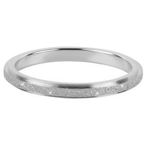 Troli Ocelový třpytivý prsten KR-01 Silver 52 mm